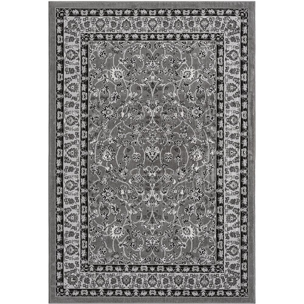 Desire Rugs Obsidian Grey Classical Traditional Rug 60 x 220cm Image 7