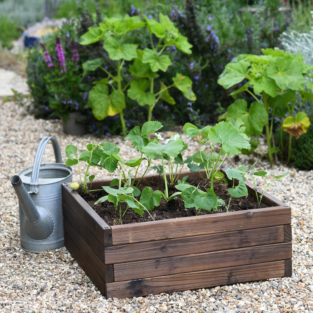 Garden Gear Wooden Large Raised Garden Bed 2 Pack Image 2