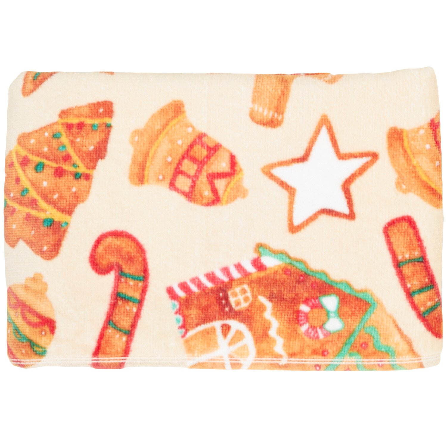 Gingerbread Cookie Hand Towel - Orange Image 2