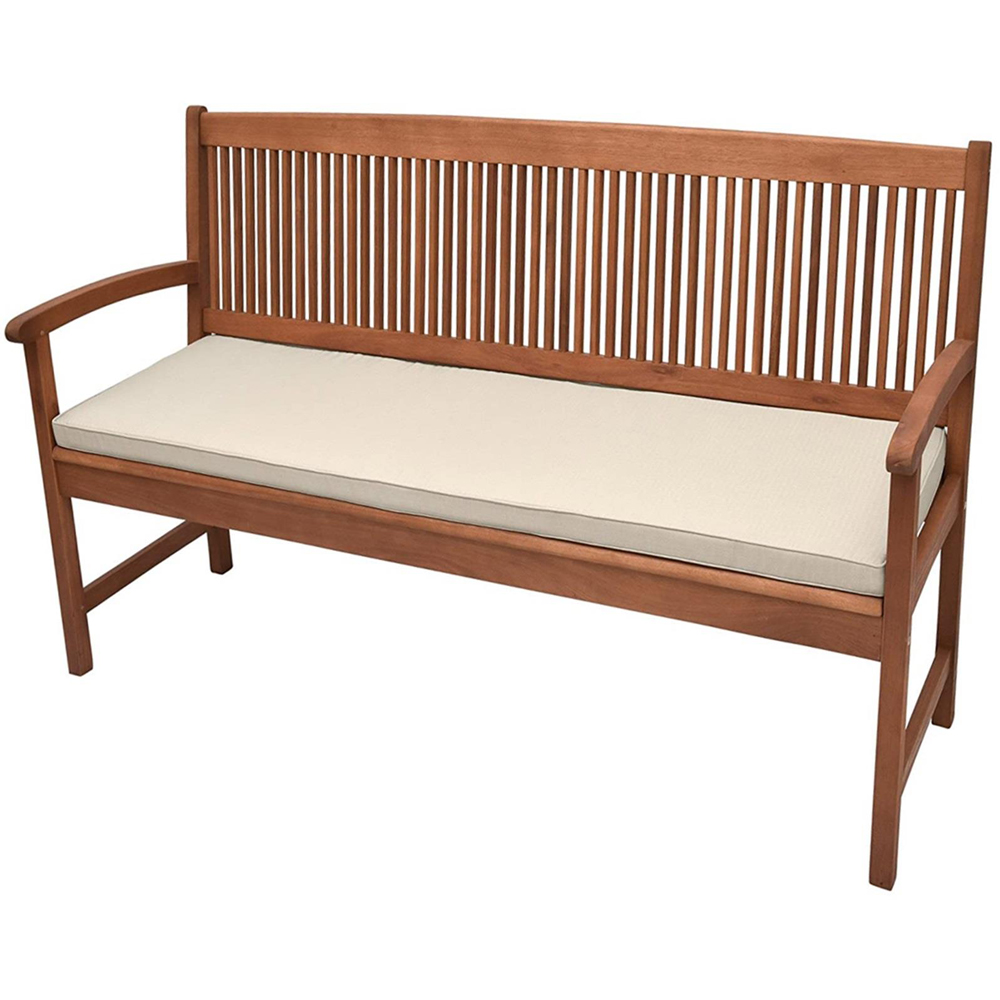 Gr8 Garden 2 Seater Beige Waterproof Fabric Swing Seat Cushion Image 2