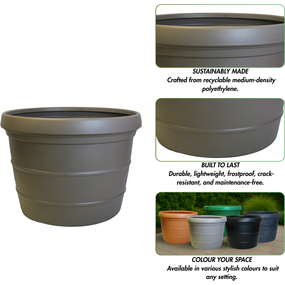 Trifibre Kesington Clay Planter 62 x 66cm Image 6