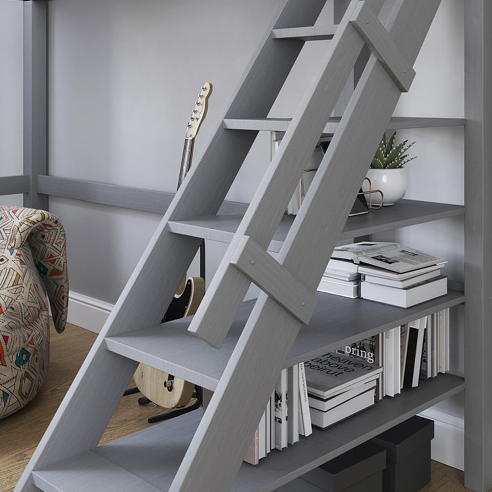 Noomi Studio Double Grey Lofted High Sleeper Image 5