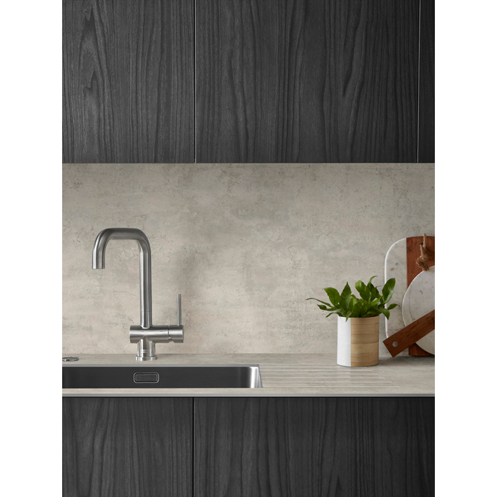 Zenith Cloudy Cement Laminate Kitchen Breakfast Bar 3000 x 950 x 12.5mm Image 3