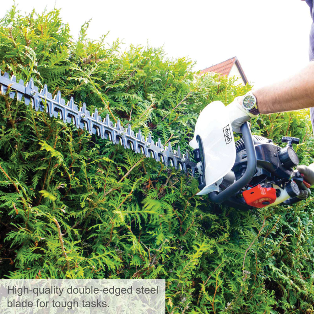 Scheppach HTH250/240P Rotating Handle Petrol Hedge Trimmer 700W Image 8