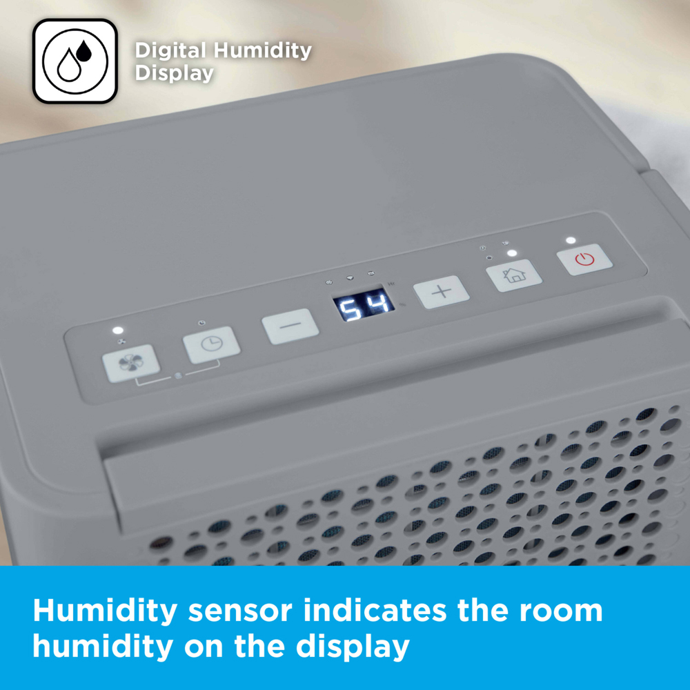 Black+Decker 12L Dehumidifier with 24H Timer and 2.1L Water Tank Image 7