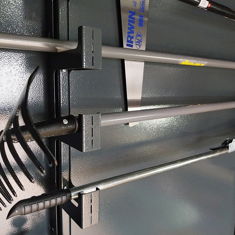 Asgard Garrison 10 x 11ft Double Door Cream High Security Apex Workshop Shed Image 4