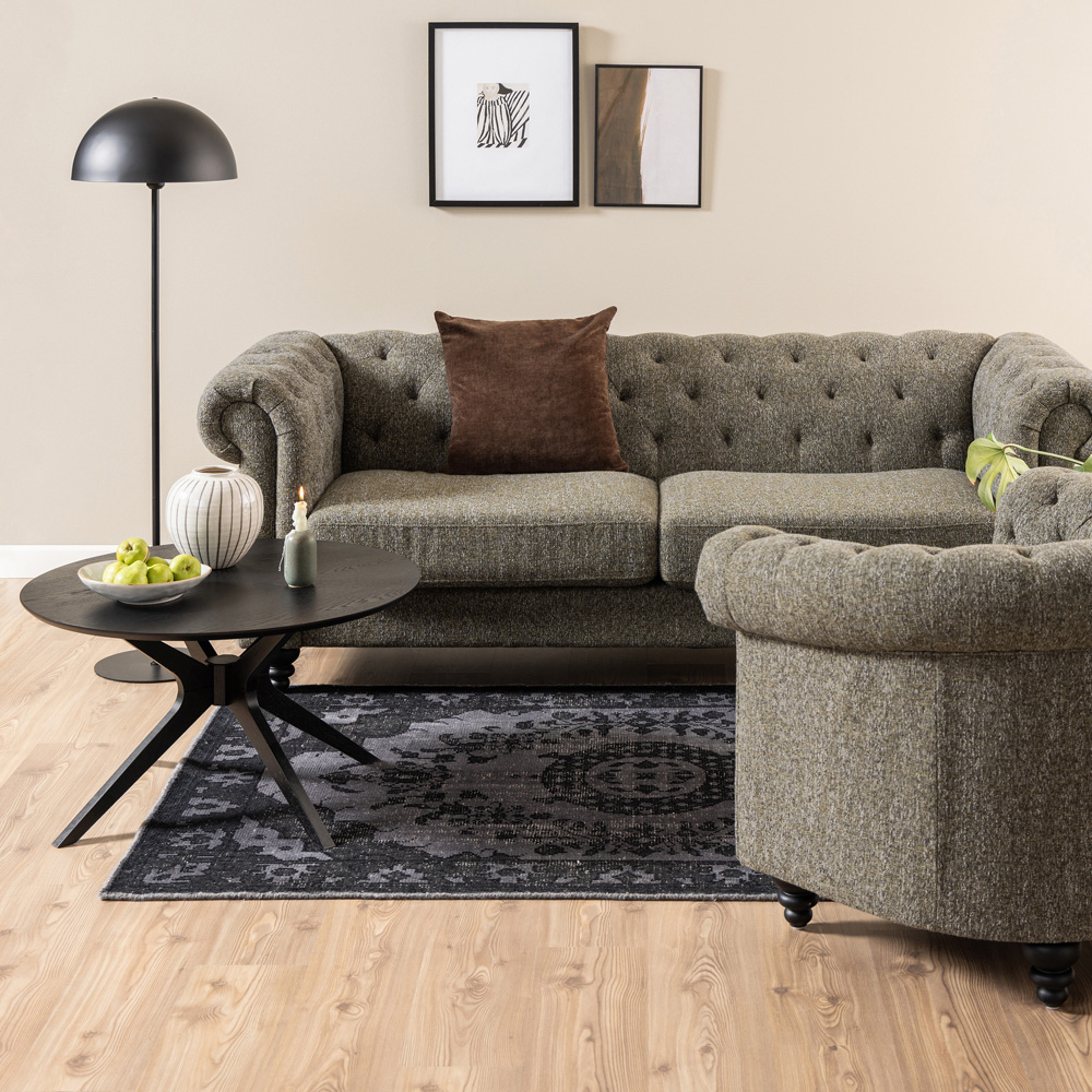 Florence Duncan Black Round Coffee Table Image 8