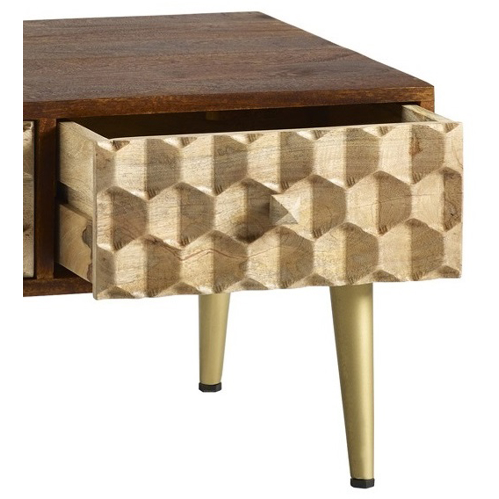 Brooklyn Cotati 2 Drawer Coffee Table Image 5