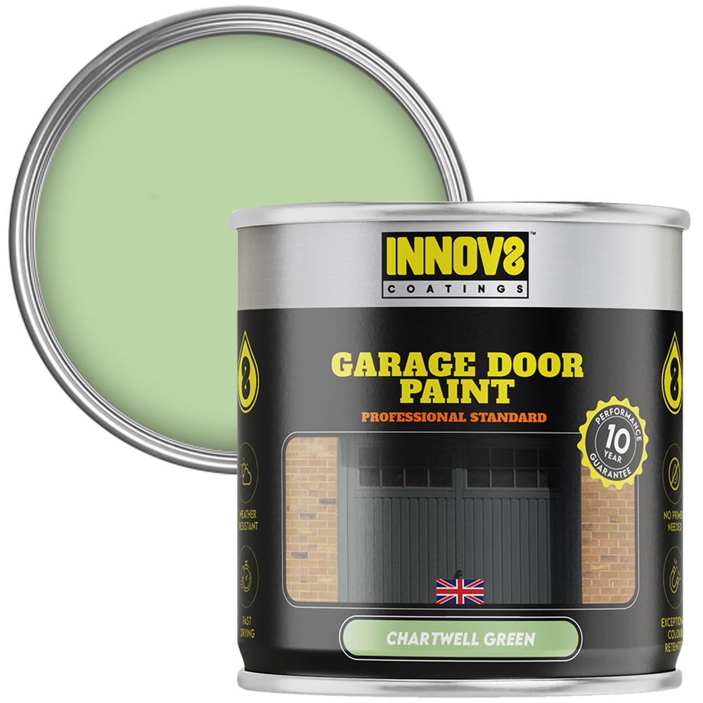 Innov8 Coatings Garage Door Paint 750ml Chartwell Green Image 1