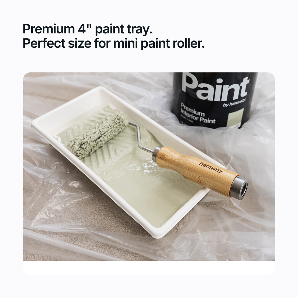 Hemway Premium Sugarcane Painting Tray 4 inch Image 3