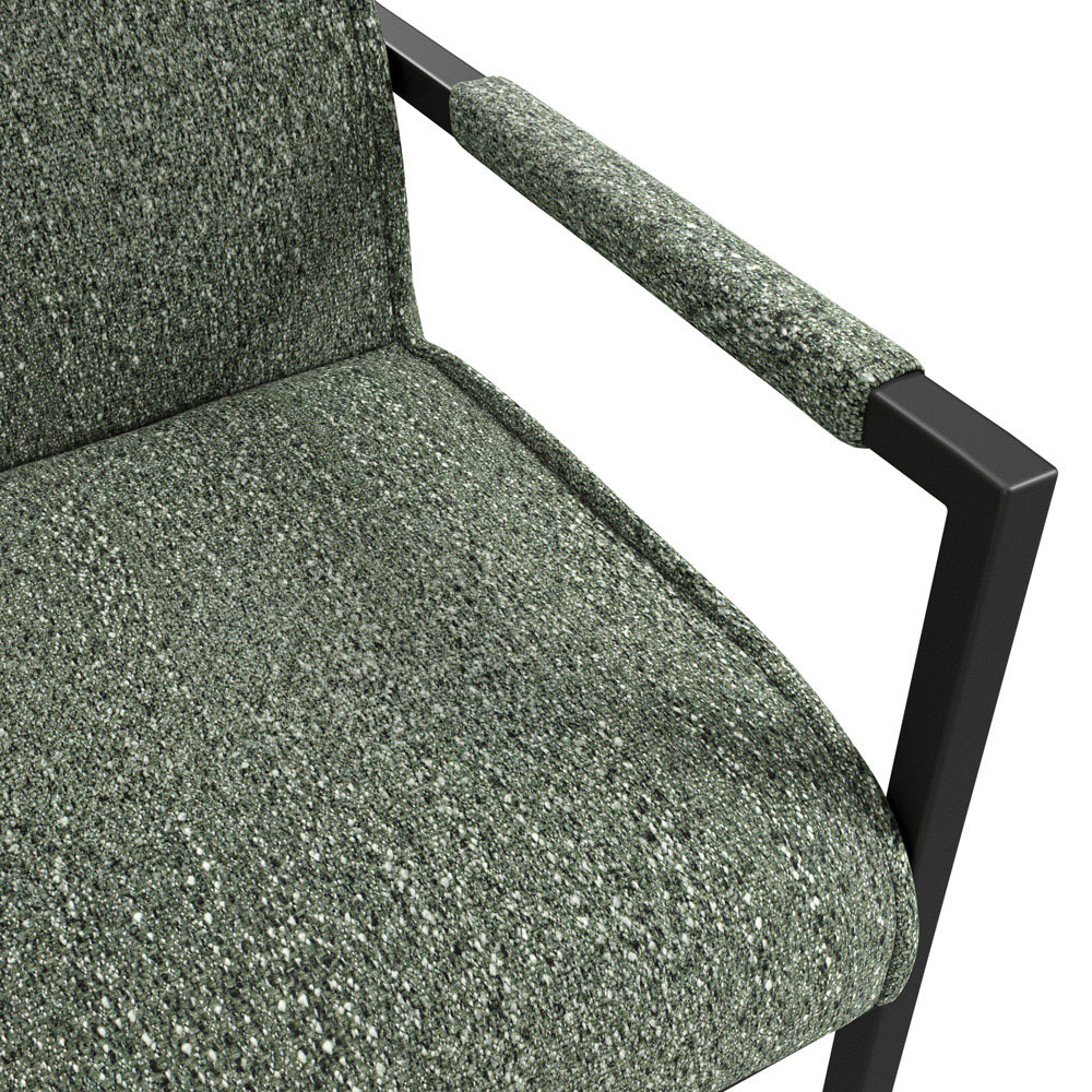 LPD Home Cleaver Desert Sage and Black Arms Dining Chair Set of 2 Image 6
