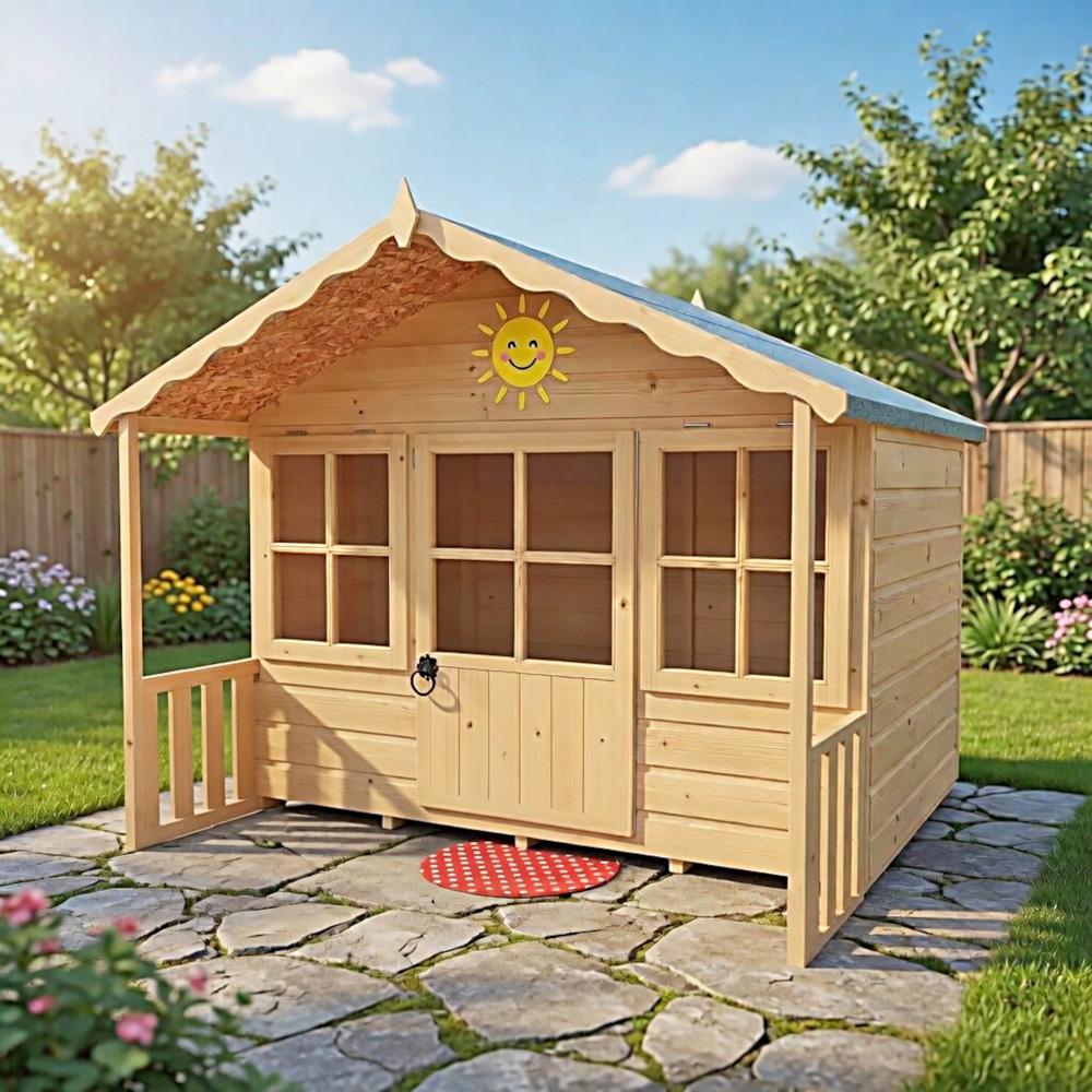 Shire 6 x 4ft Pixie Playhouse Shed Image 2