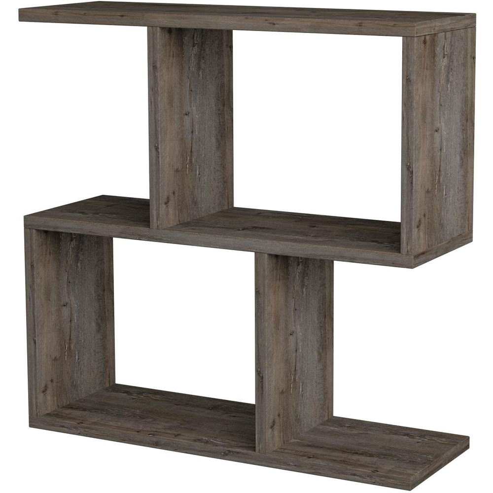 Decortie Homemania 4 Shelf Dark Coffee Wooden Side Table Image 2