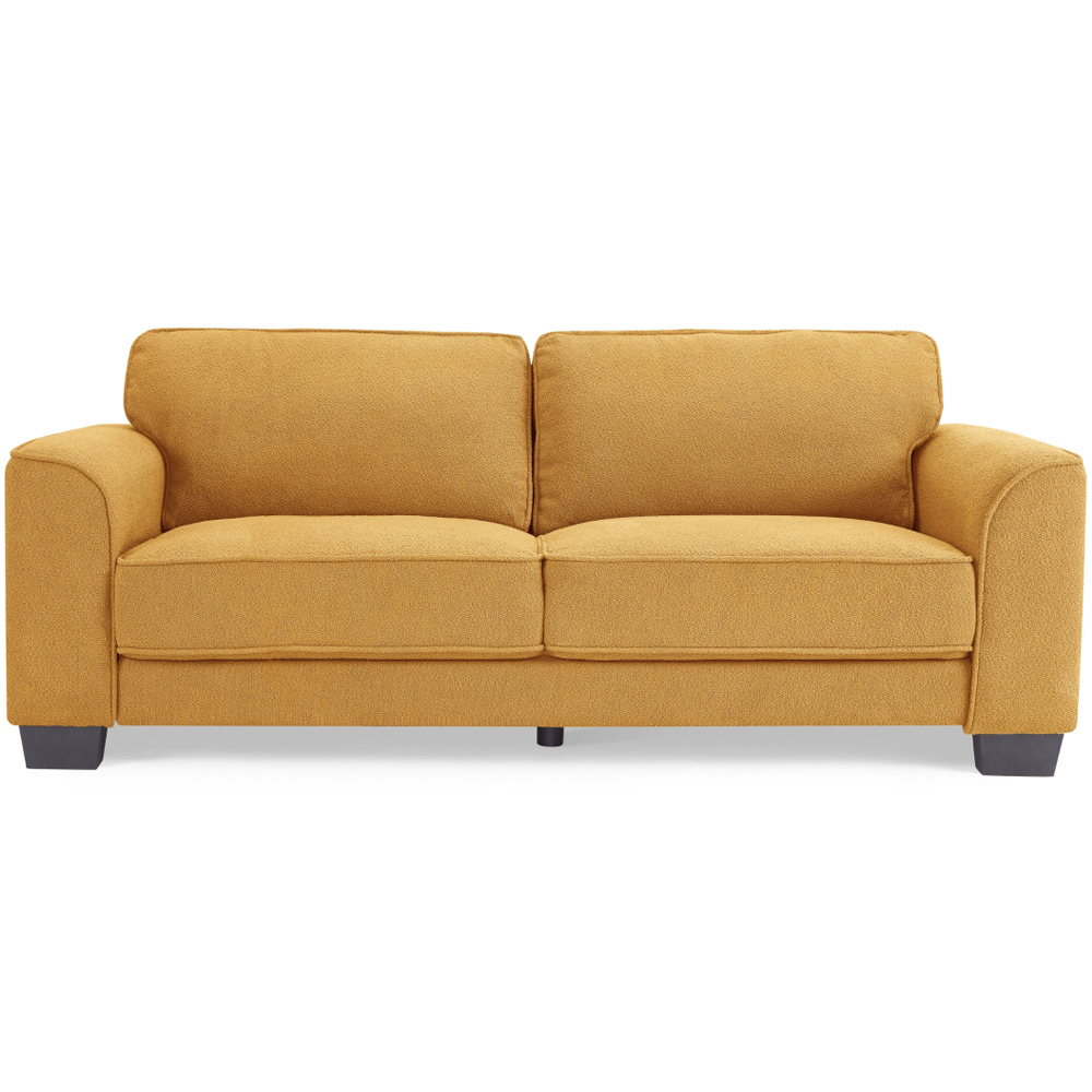 Home Detail Jada 3 Seater Mustard Boucle Sofa Image 3