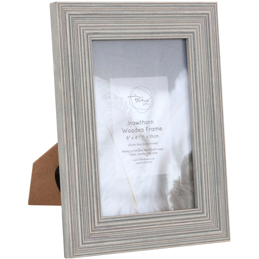 Hawthorn Wooden Photo Frame - Grey / 6 x 4in Image 3