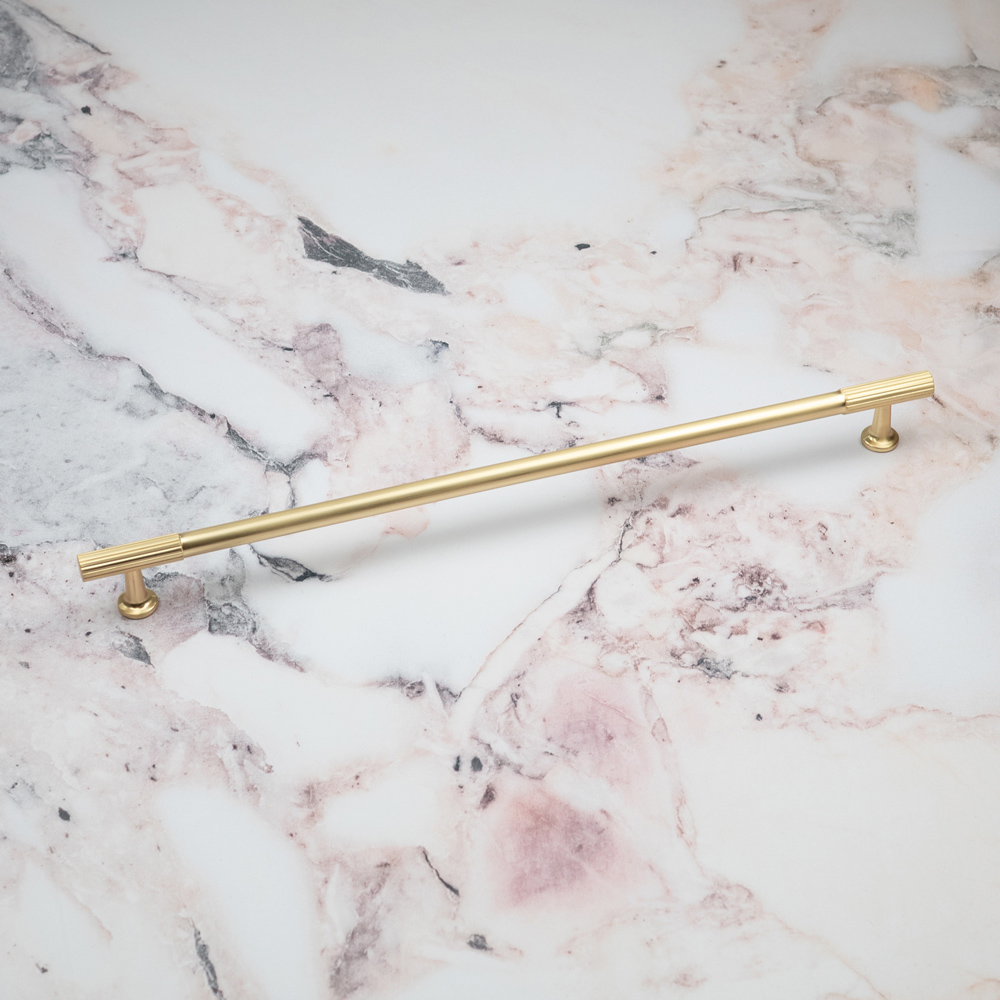 Handle & Home Brass Textured T-Bar Handle 320mm Image 5