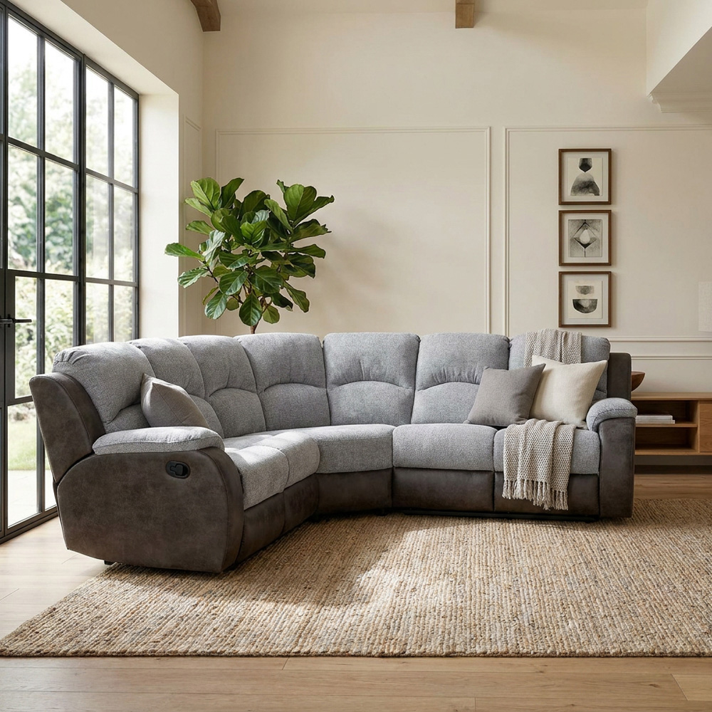 Charleston Corner 7 Seater Sofa Grey Image 3