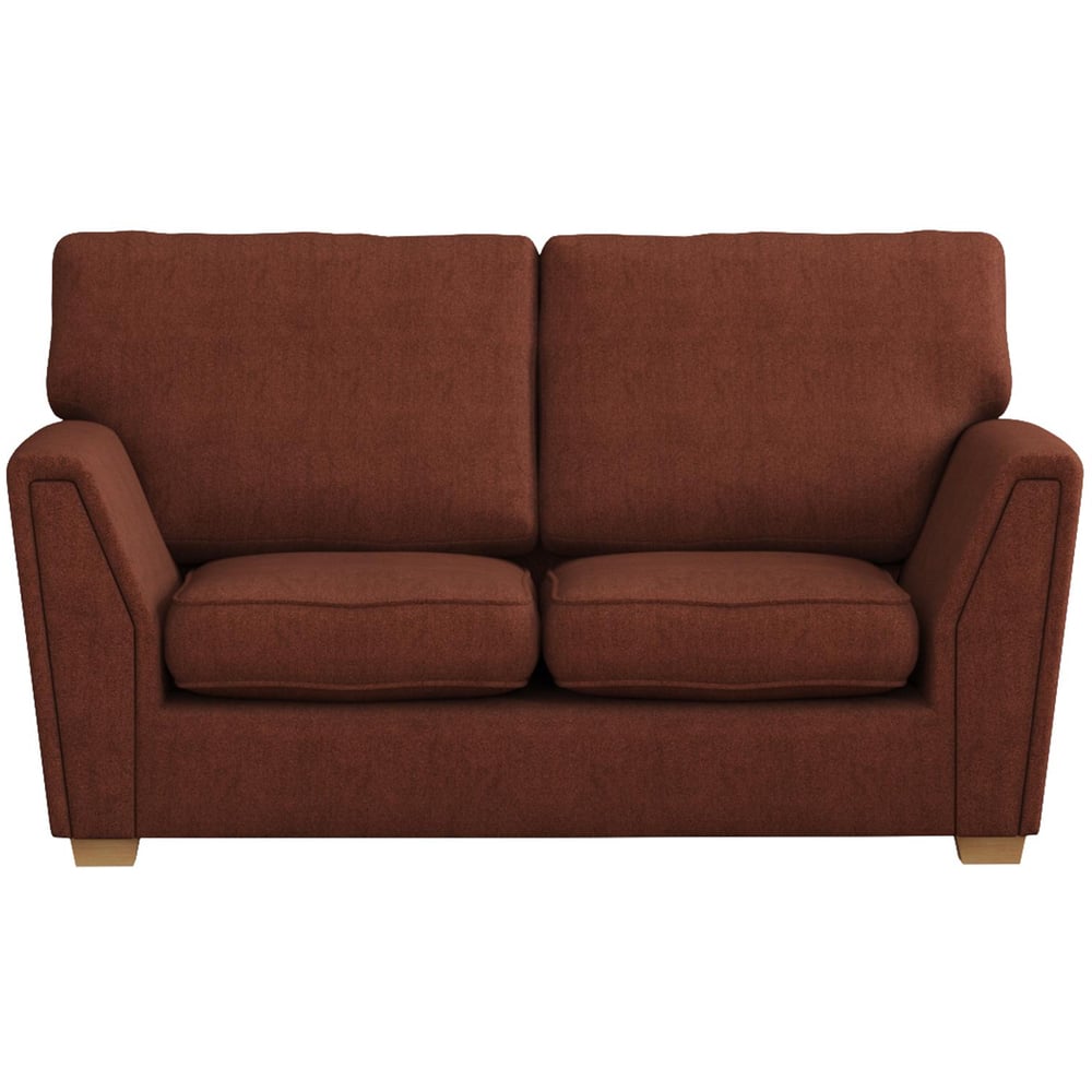 Wendleberry 2 Seater Brick Venice Fixed Back Sofa Image 2
