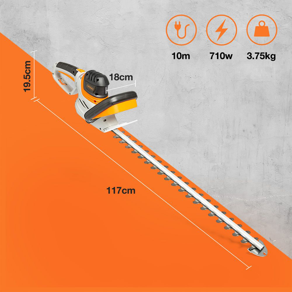VonHaus 2515206 710W Rotatable Hedge Trimmer Image 7