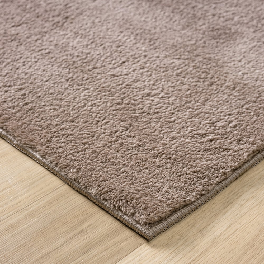 Desire Rugs Comfy Dark Beige Anti Slip Felt Backing Rug 60 x 100cm Image 4