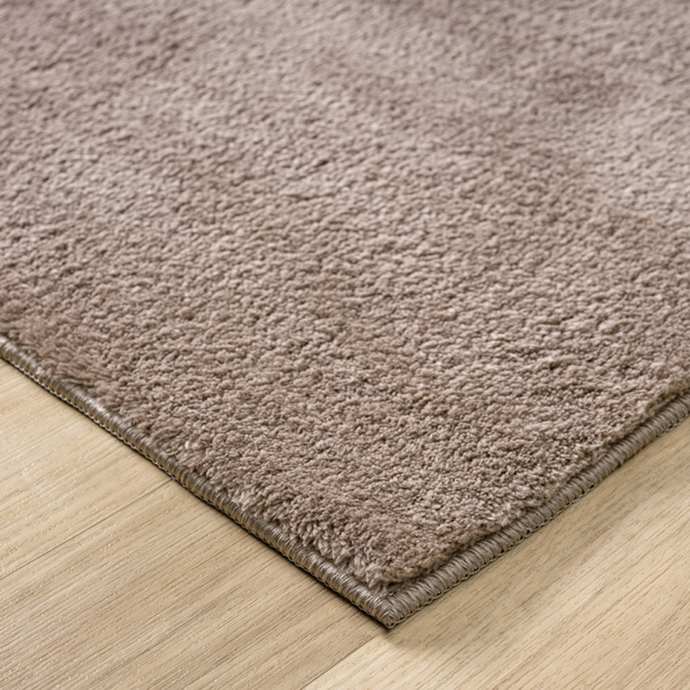 Desire Rugs Comfy Dark Beige Anti Slip Felt Backing Rug 80 x 120cm Image 4