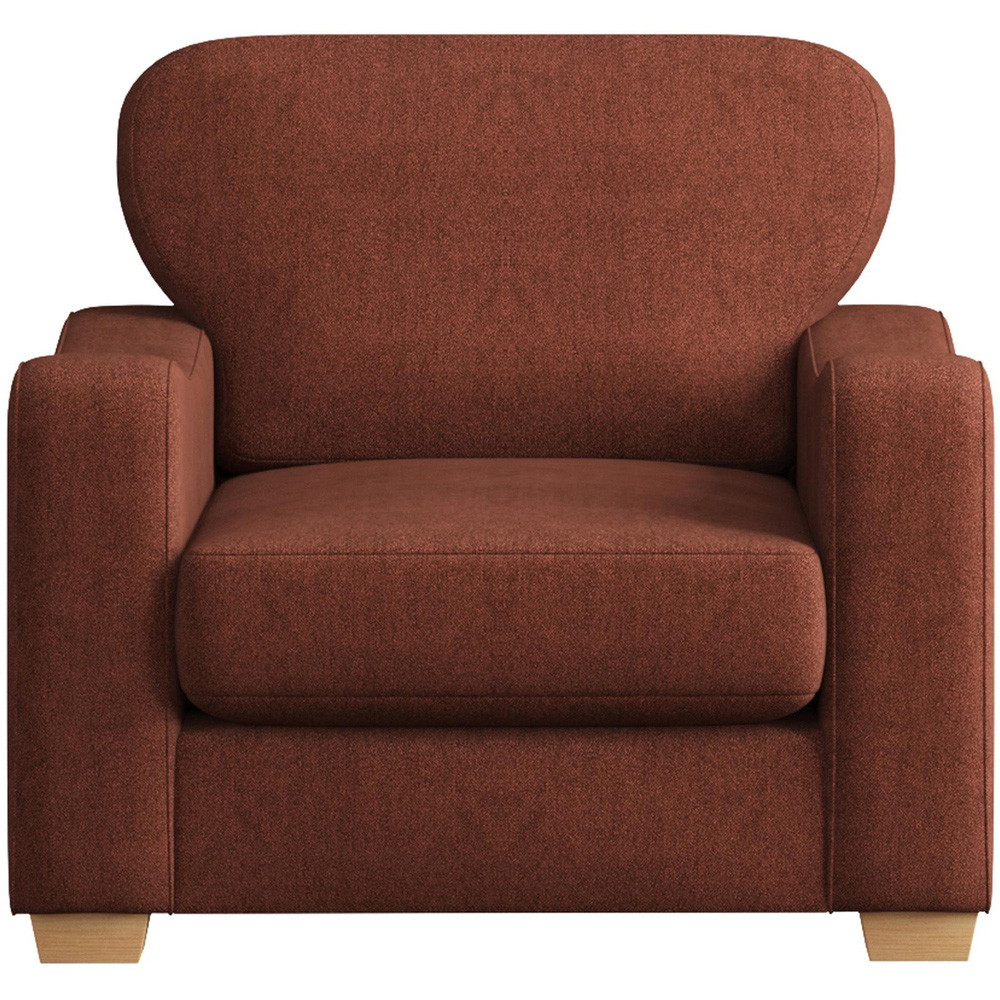 Theadford Brick Venice Fixed Back Armchair Image 2