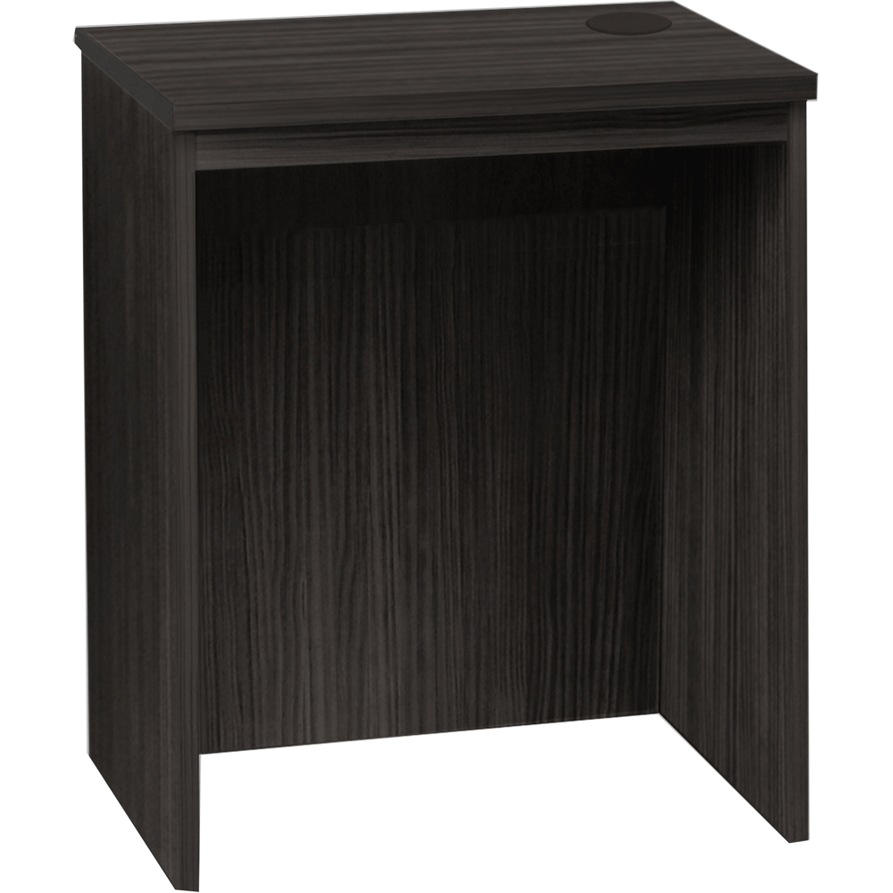 R White Cabinets Small Laptop Desk Black Image 2