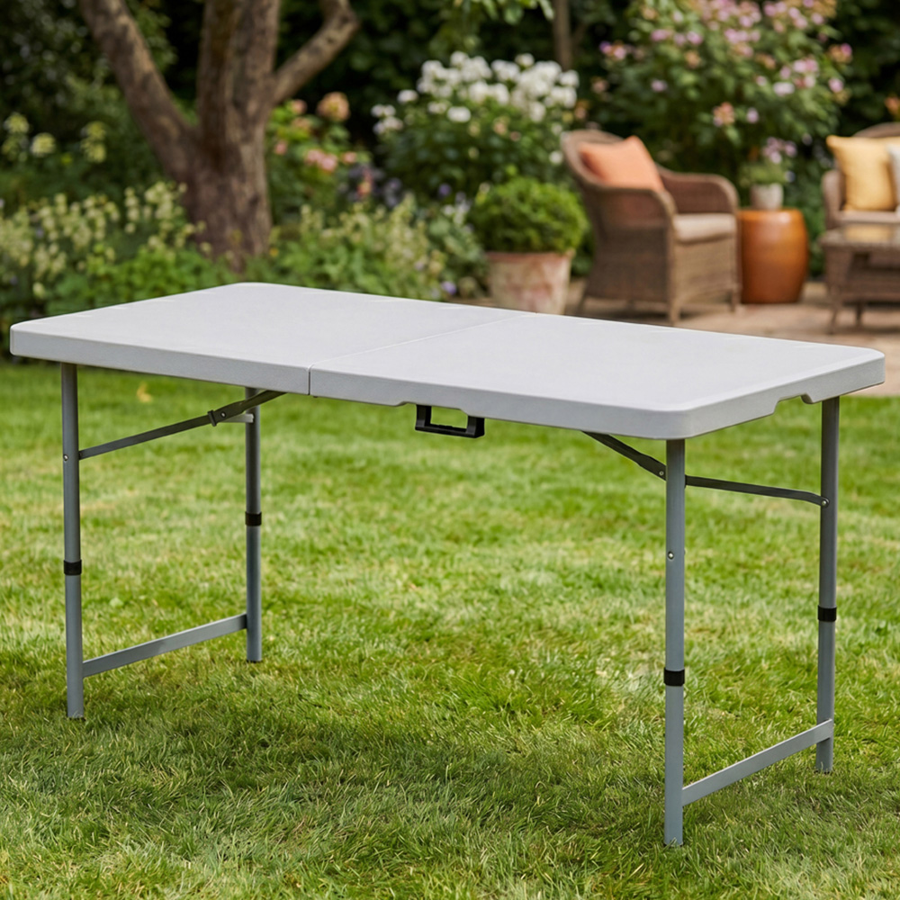 HOME VIDA 4ft Folding Table Image 1