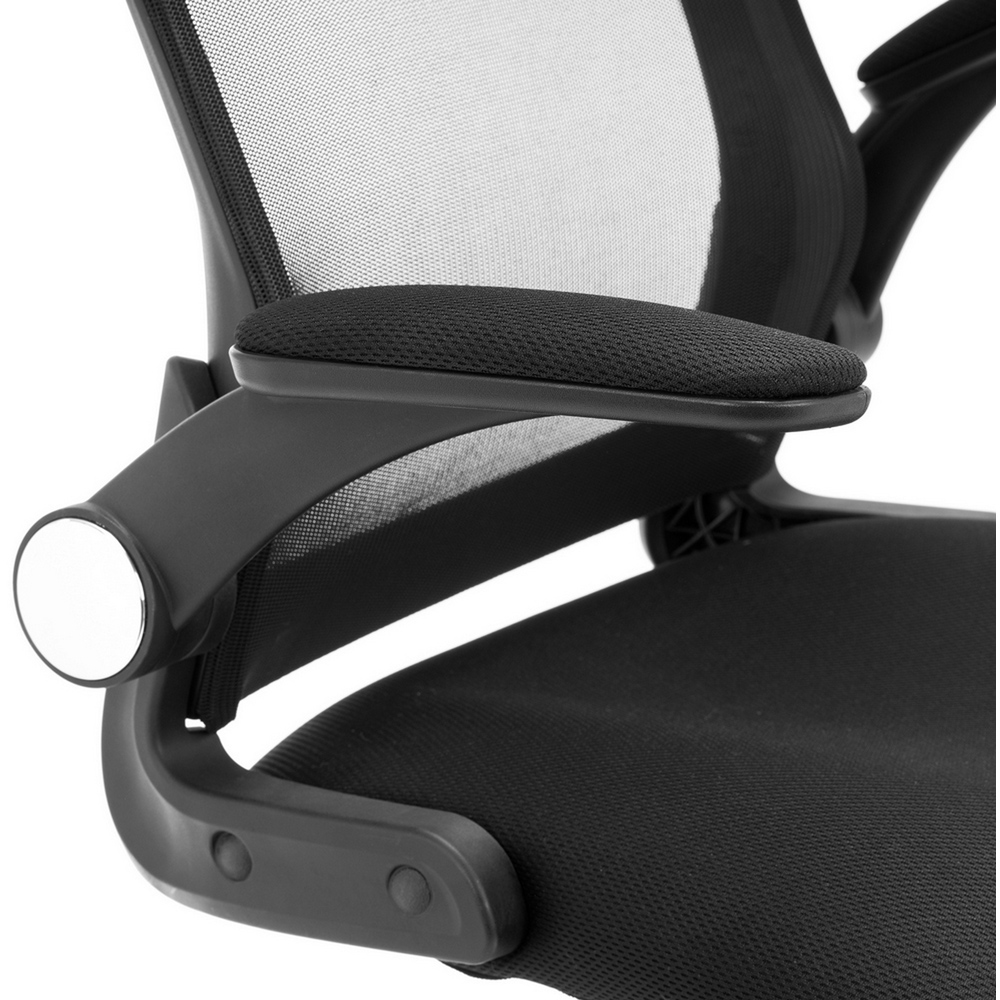 Julian Bowen Imola Black Mesh Swivel Office Chair Image 4