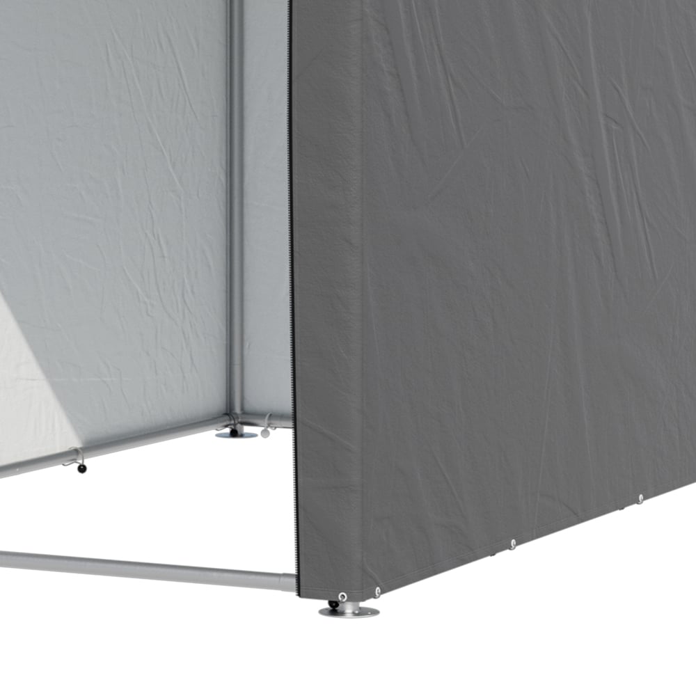 Living and Home 4 x 6ft Grey Foldable Waterproof Storage Shed Image 4