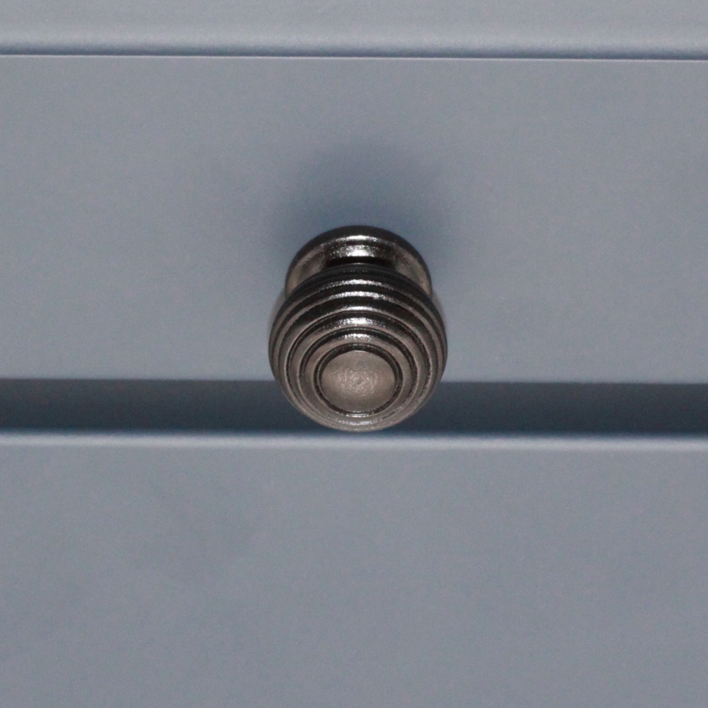 Spira Brass Ebonised Beehive Cupboard Knob 30mm Image 2
