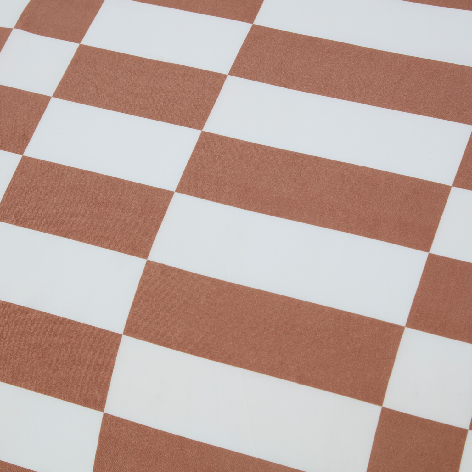 Berlin Check Duvet Set Rust Double Image 4