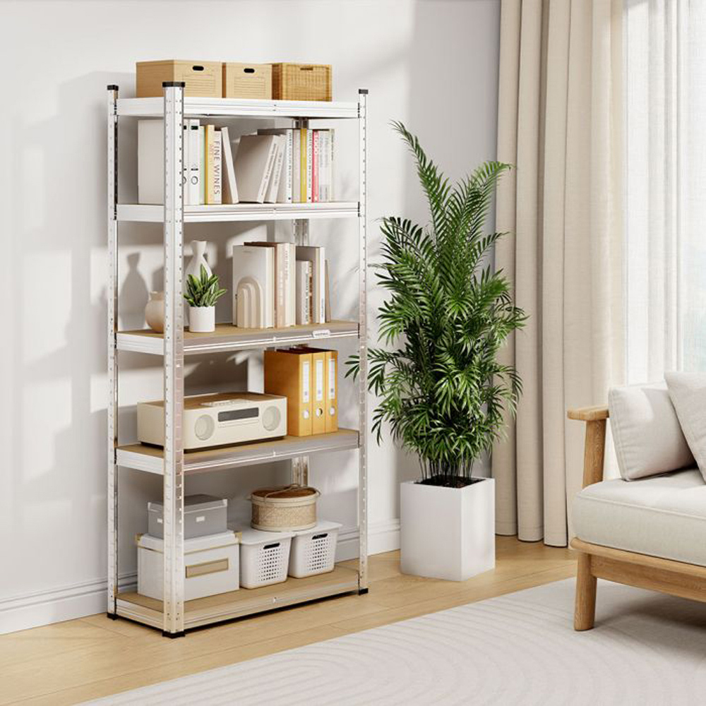 VonHaus 5 Shelf Galvanised Storage Rack Image 3
