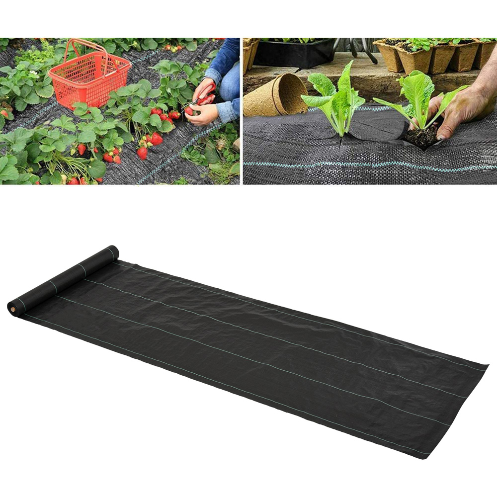 Outsunny Garden Weed Barrier Fabric Mat 1 x 50m Image 4