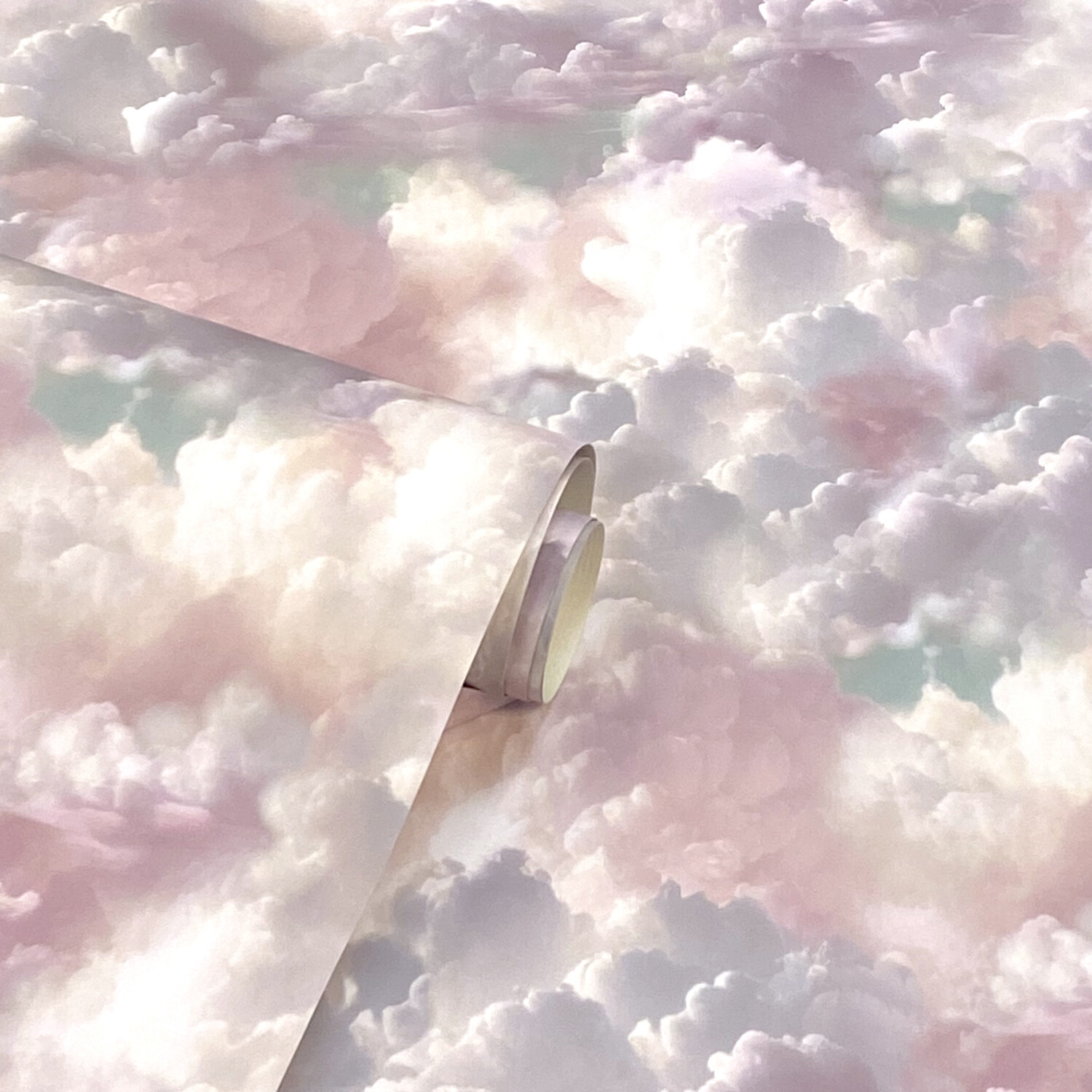 Vanilla Skies Pink Wallpaper - Pink Image 5