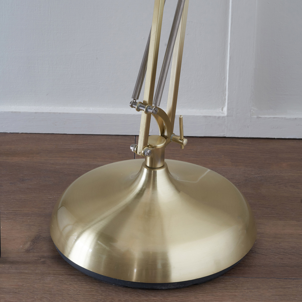 Pacific Lifestyle Alonzo Brass Metal Floor Lamp Image 5