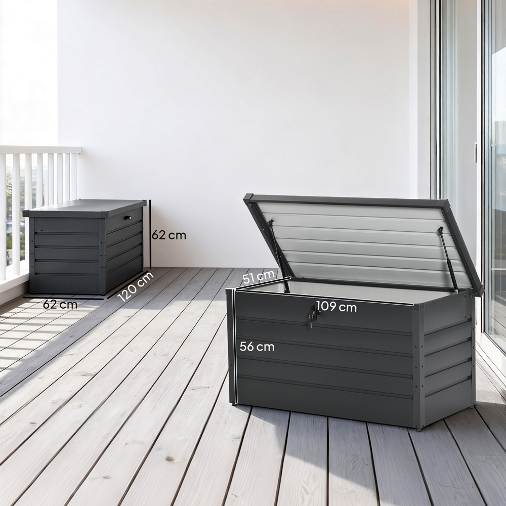 Outsunny 311L Garden Tools Storage Box Image 9