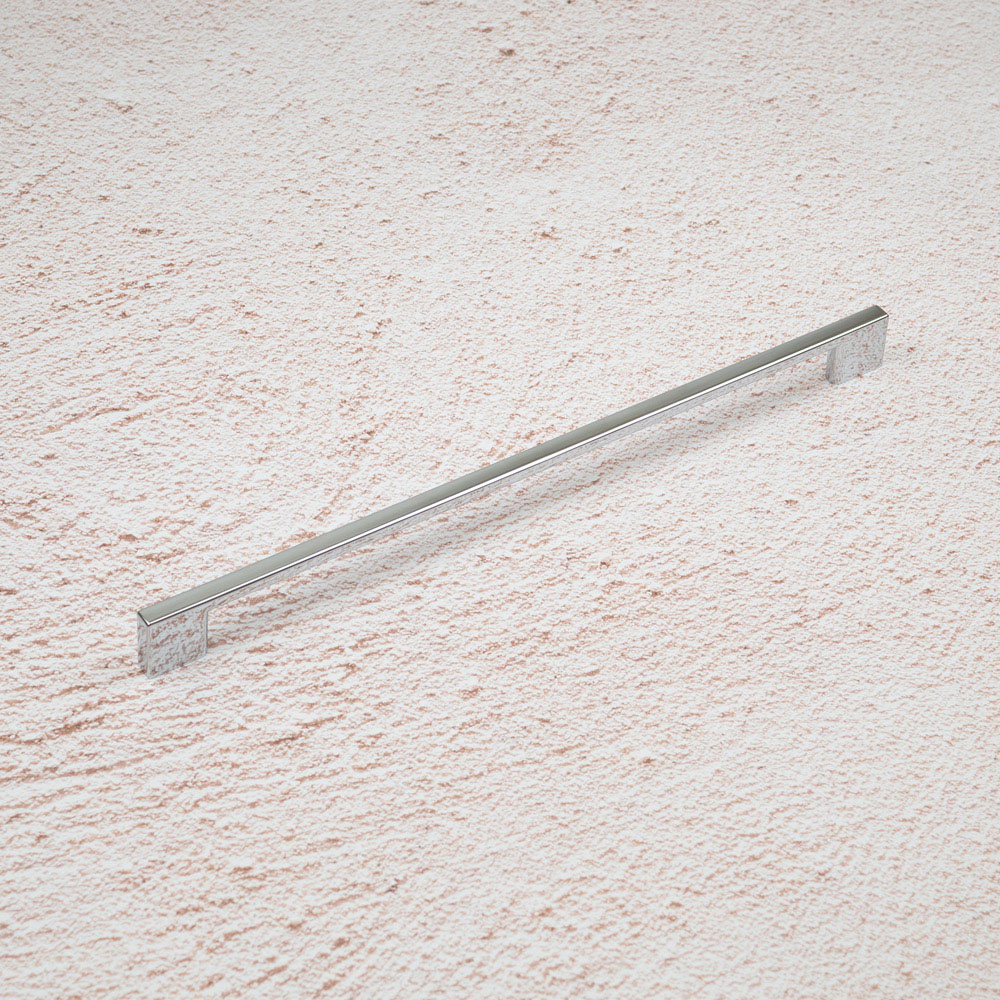 Handle & Home Polished Chrome Square D Handle 320mm Image 3