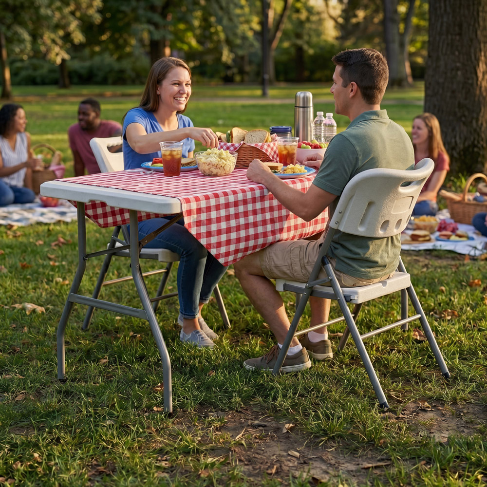 HOME VIDA 5ft Folding Table Image 4