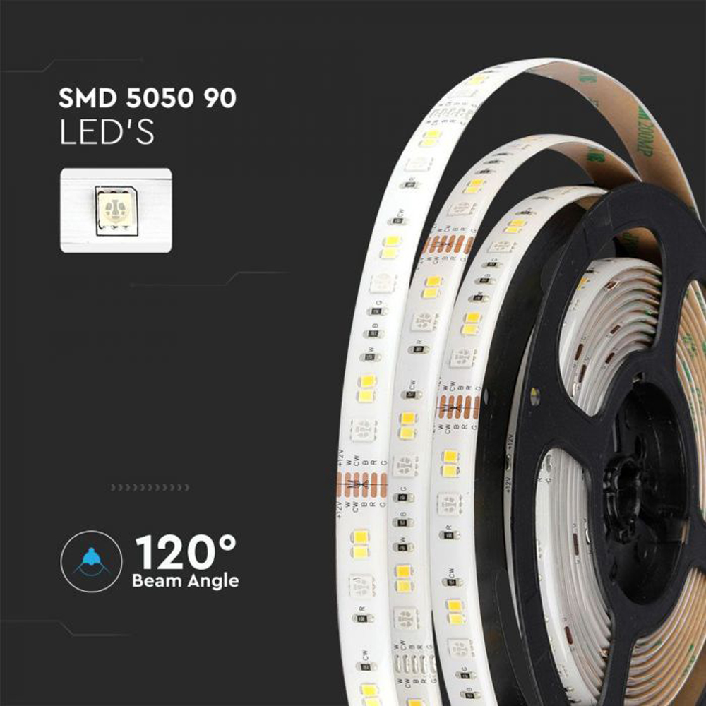 V-TAC 3 in 1 White Smart RGB LED Strip Set 5m Image 4