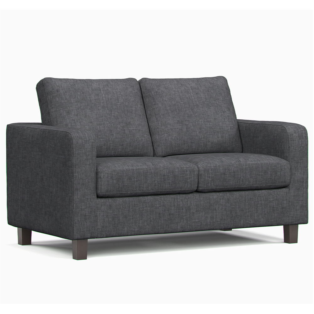 York 2 Seater Grey Turin Sofa Image 2