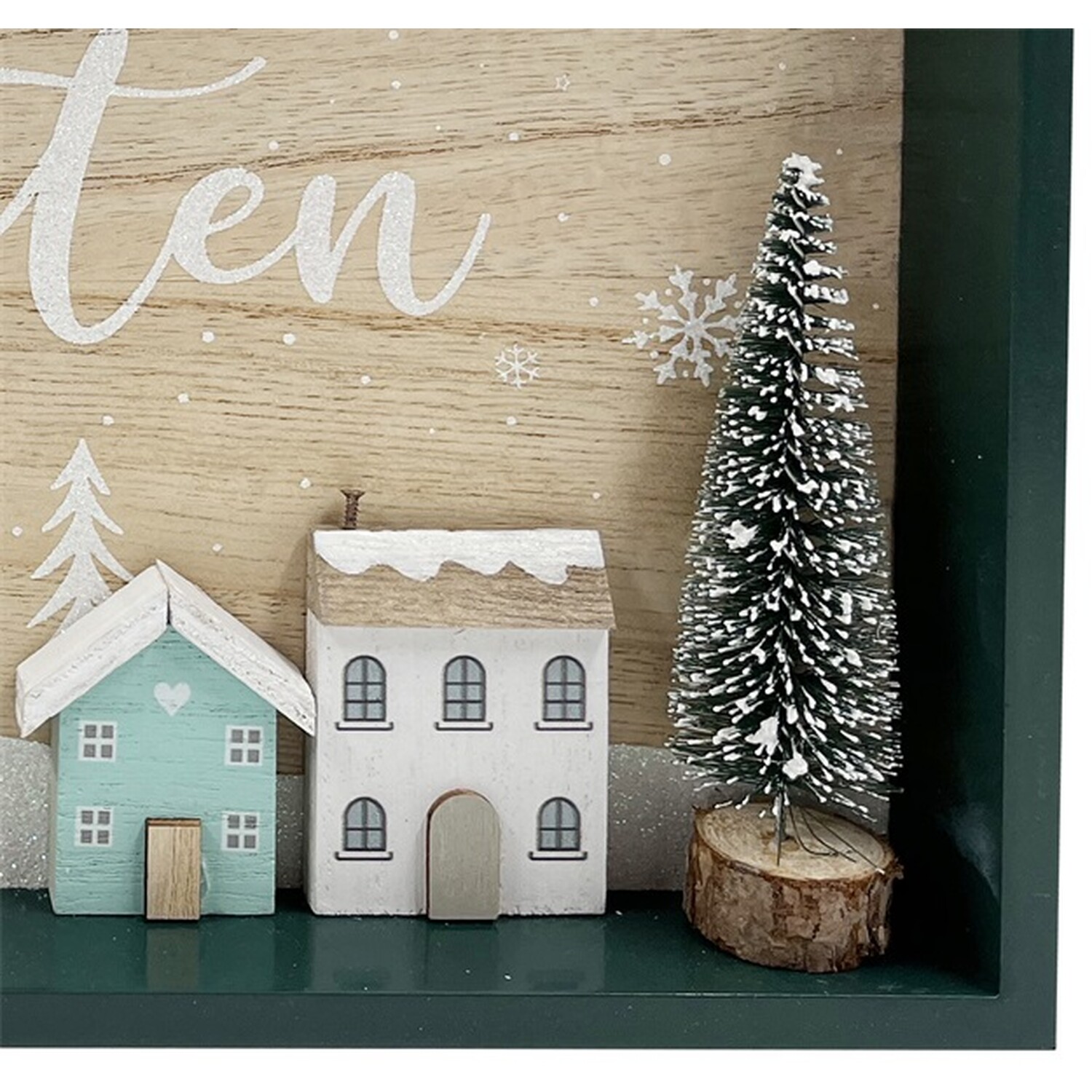 Treetops Glisten Emerald Green Plaque Image 3