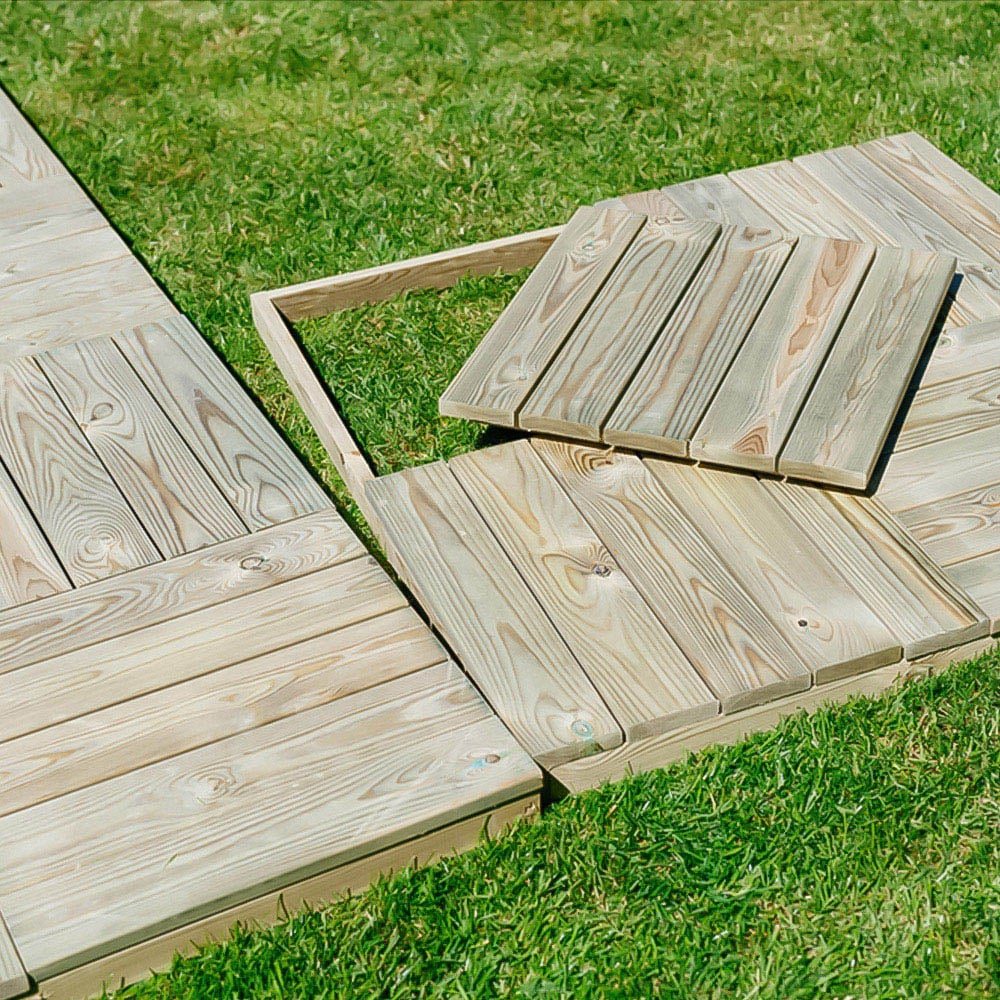 The Garden Village 5 Piece Decking Kit 1m Image 3