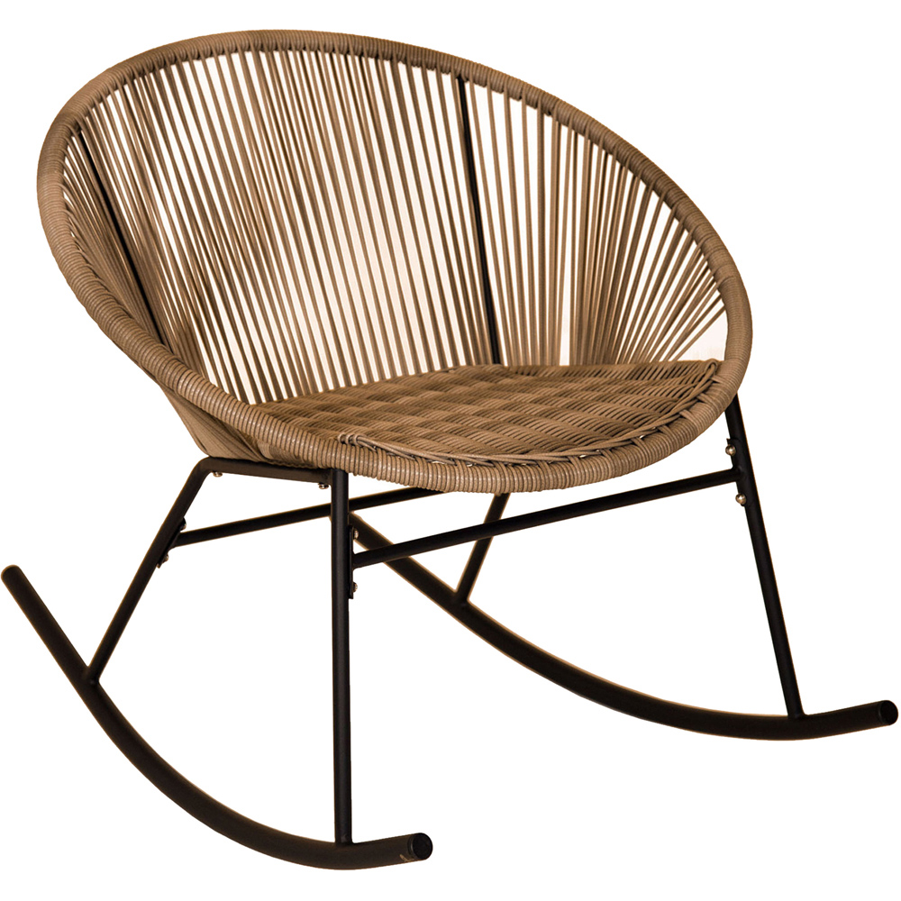 Charles Bentley Natural Zanzibar Rocking Chair Image 2