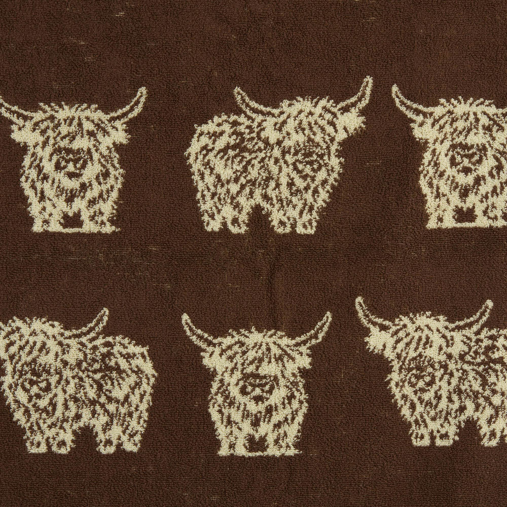 Highland Cow Towel Hand Towel Image 6