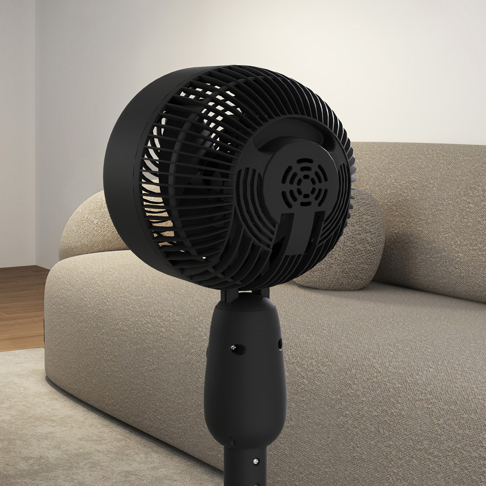 Portland Black Powerful Air Circulator Pedestal Fan 35 inch Image 5