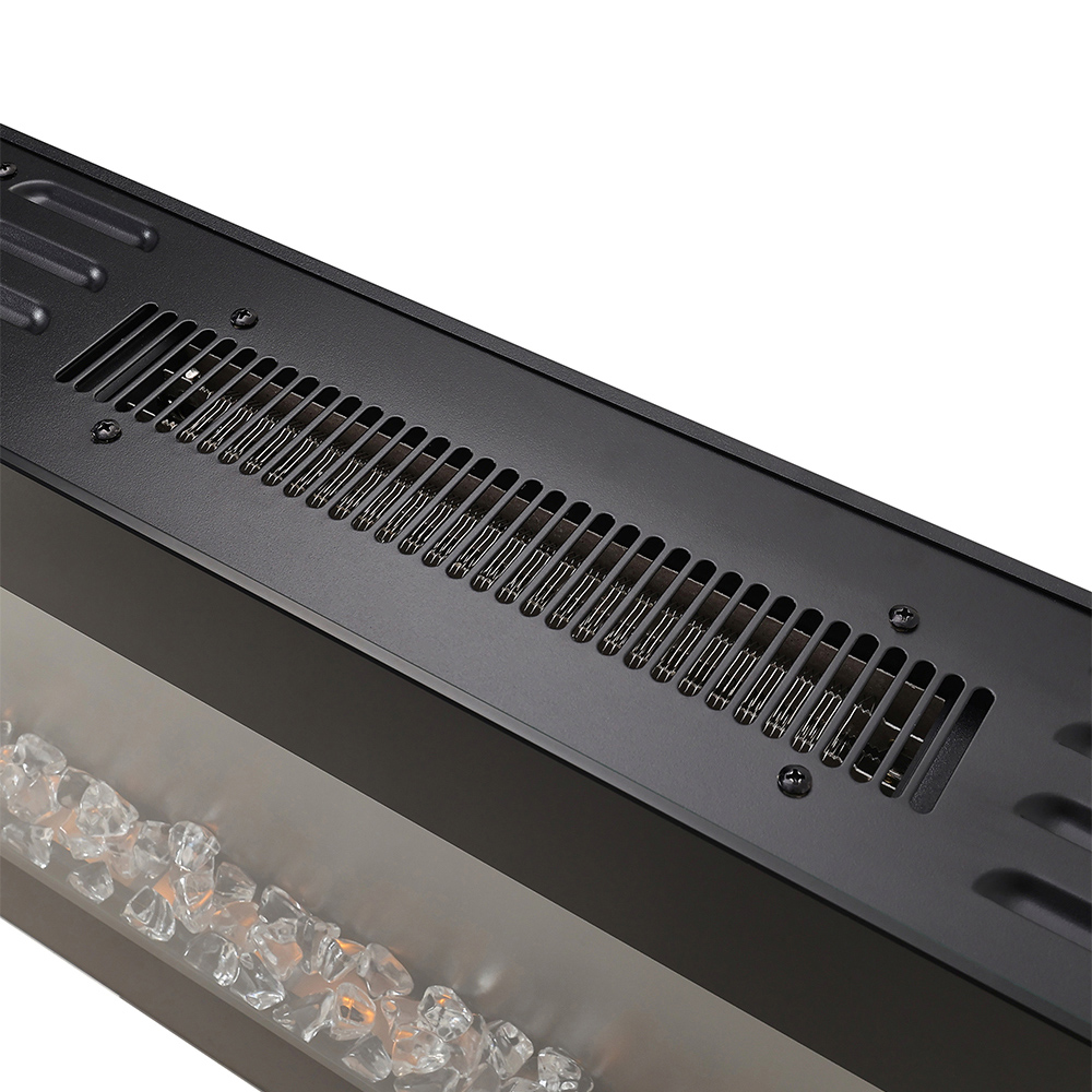 Living and Home 50 Inch Electric Fireplace Wall Mounted or Freestanding Heater 12 Flame Colours Image 4