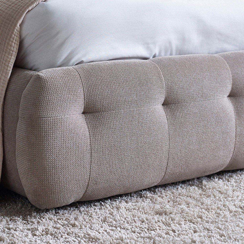 Julian Bowen Odette King Size Light Taupe Bed Frame Image 6