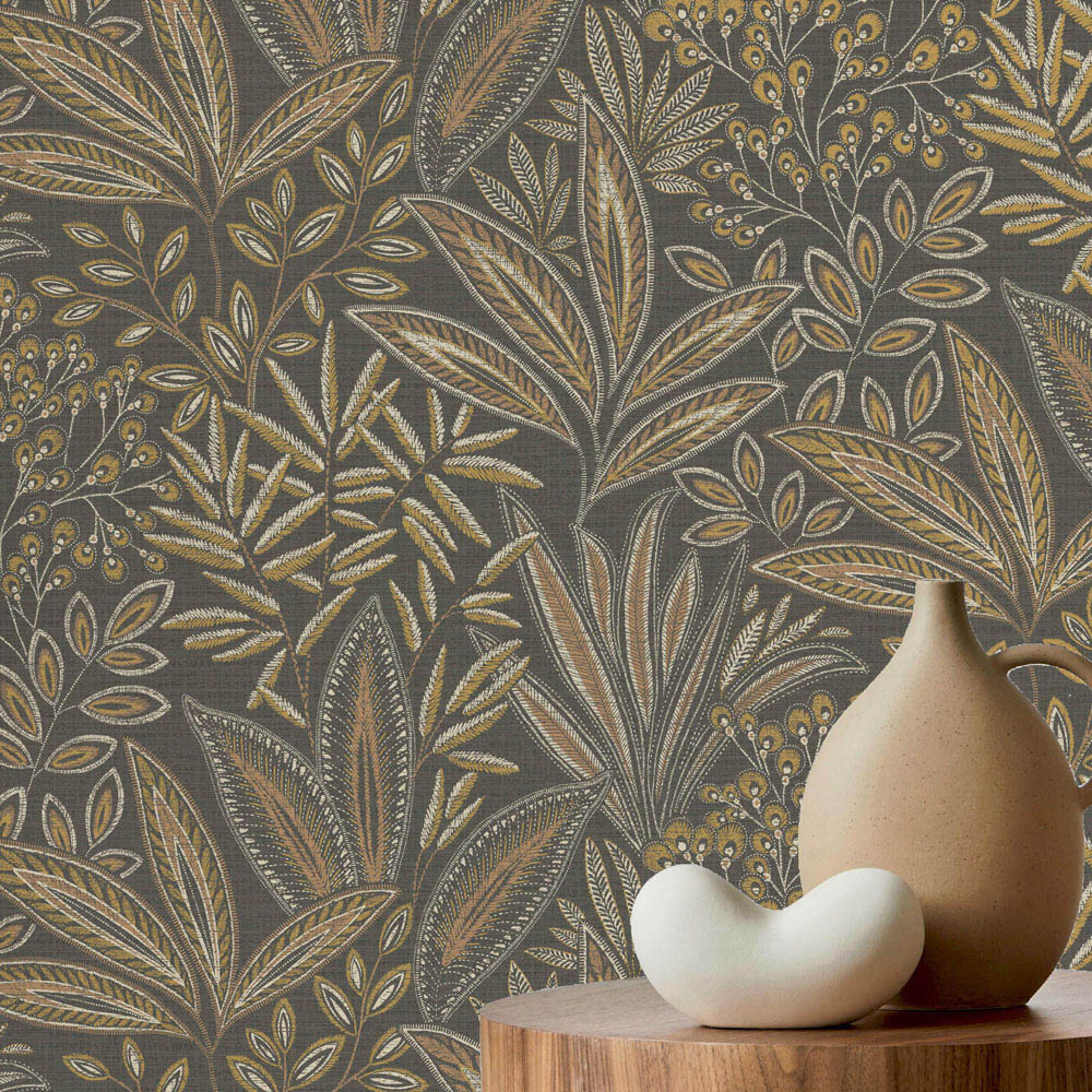 Crown Sahara Leaf Deep Mocha Wallpaper Image 6