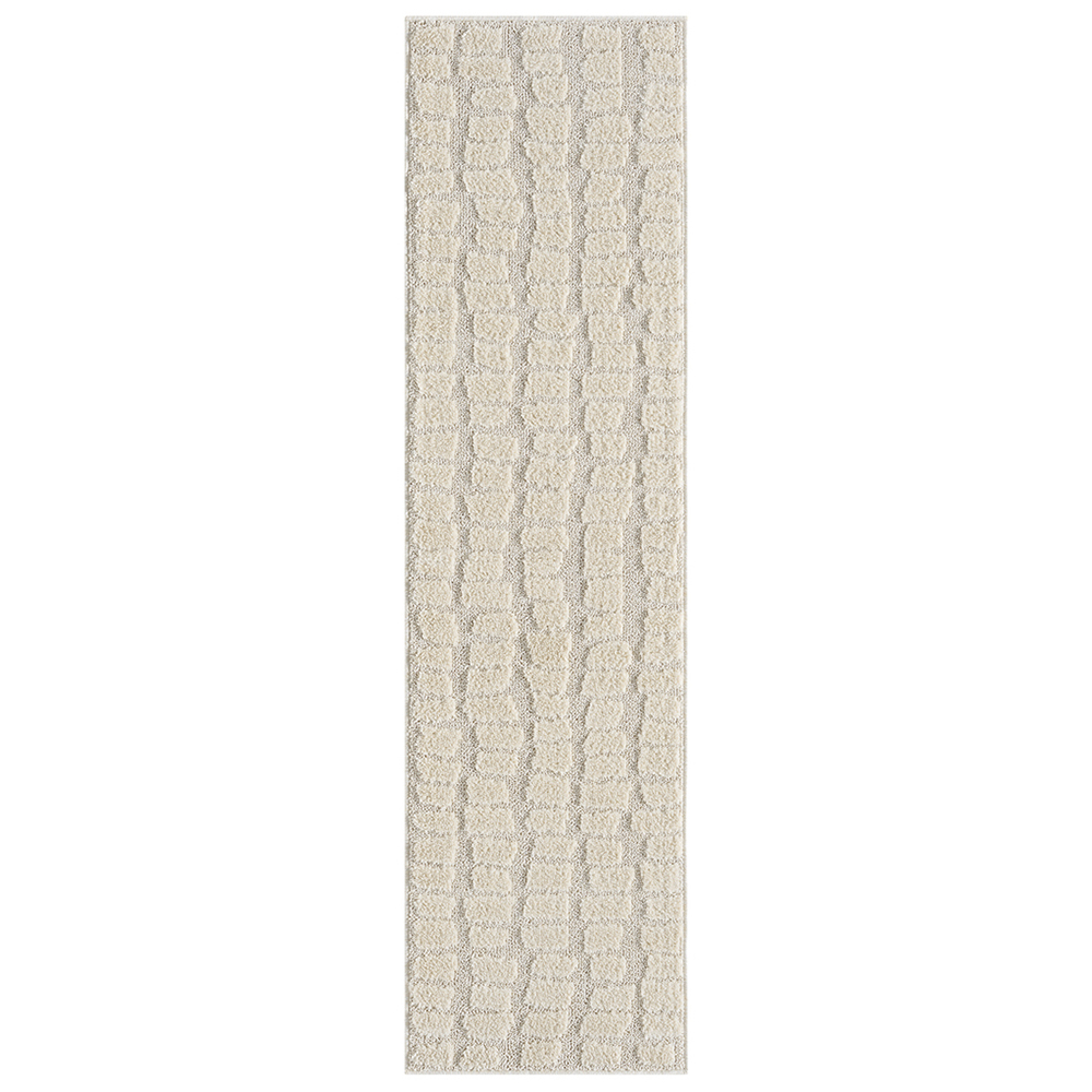 Desire Rugs Isabella Cream Embossed Cobble Rug 120 x 170cm Image 6